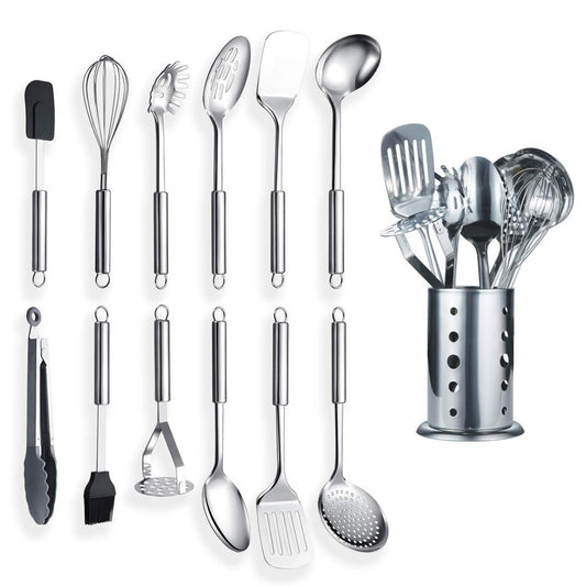 The Steel Essential Cooking Utensil Set