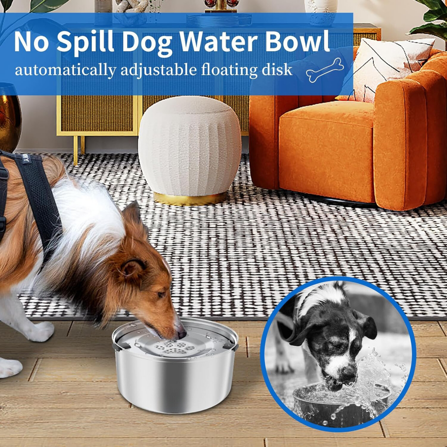 The Steel Dog Water Bowl