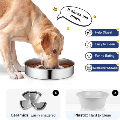 The Steel Dog Food Bowl